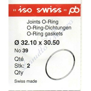 OR Standard ISO039 busta 2 pz Diam.int. 30.50 sezione 0.80