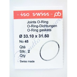 OR Standard ISO045 busta 2 pz Diam.int. 31.50 sezione 0.80