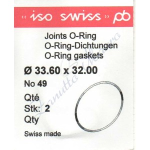 OR Standard ISO049 busta 2 pz Diam.int. 32.00 sezione 0.80