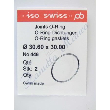 O-Ring Quartz ISO446 busta 2 pz Diam.int. 30.00 sezione 0,30