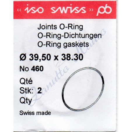 O-Ring Quartz ISO460 busta 2 pz Diam.int. 38.30 sezione 0,60