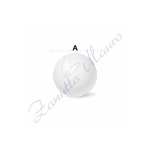 Sfera in lava nera diametro mm 6