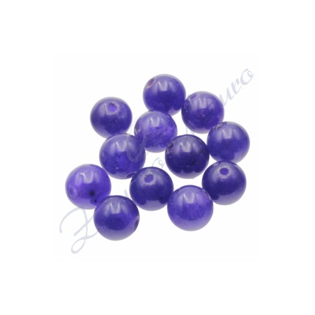 Sfera in agata viola diametro mm 6