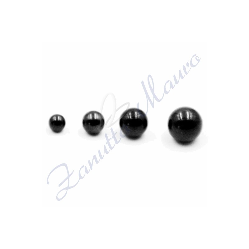 Sfera pallina mm 1,6x5 in acciaio 316L brunito