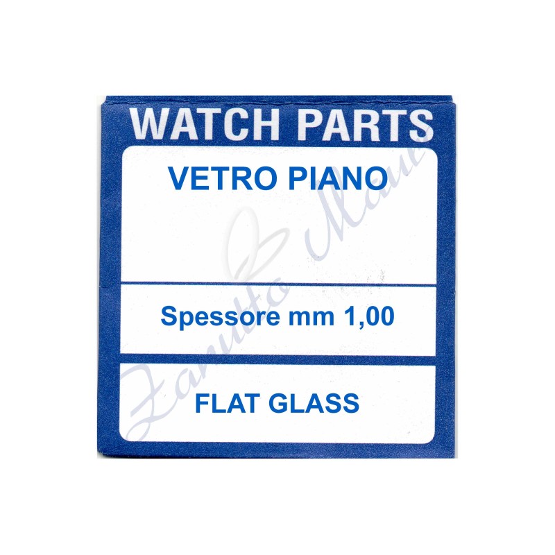 Vetro minerale piano spessore mm 1,00 diametro 165