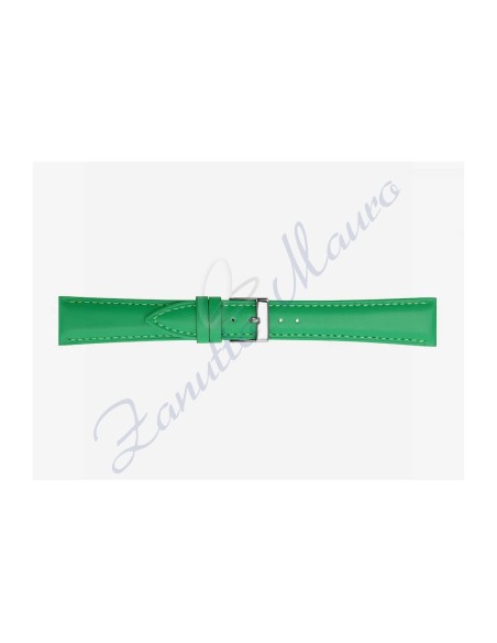 Cinturino 662 in cuoio drake semiribordato 14x12 colore verde chiaro