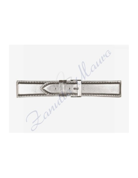 Cinturino 871 in vitello fashion 18x16 colore silver/argento