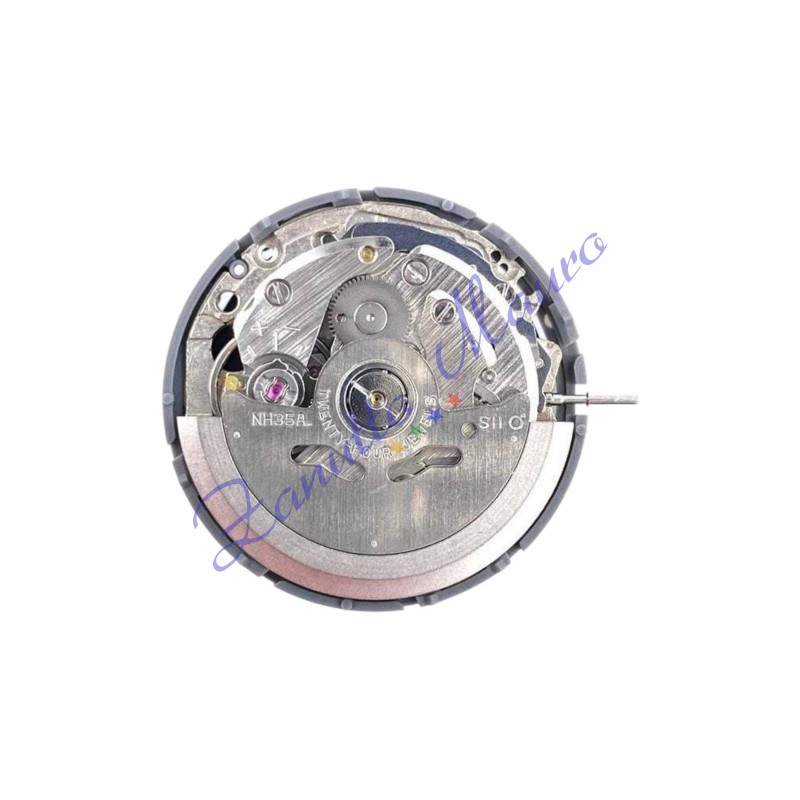 Movimento Seiko NH35 3 sfere con datario al 3 carica automatica