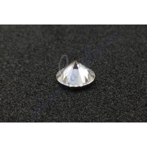 Moissanite con certificato GRA D VVS1 diametro mm 8,00 peso ct 2,0 circa