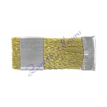 Grattabugie in ottone mm 75x30 diametro dei fili mm 0,15