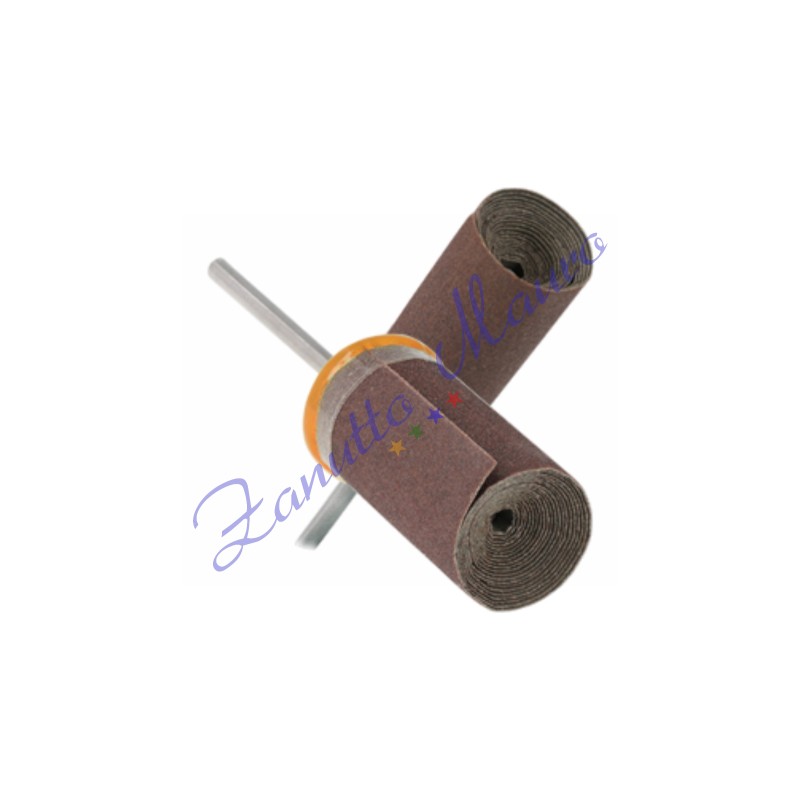 Rullo passa carta abrasiva grana 3000 con albero mm 2,35