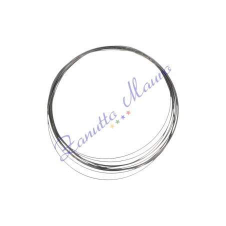 Filo in acciaio armonico per molle. Lunghezza 5 metri diametro mm 0,40