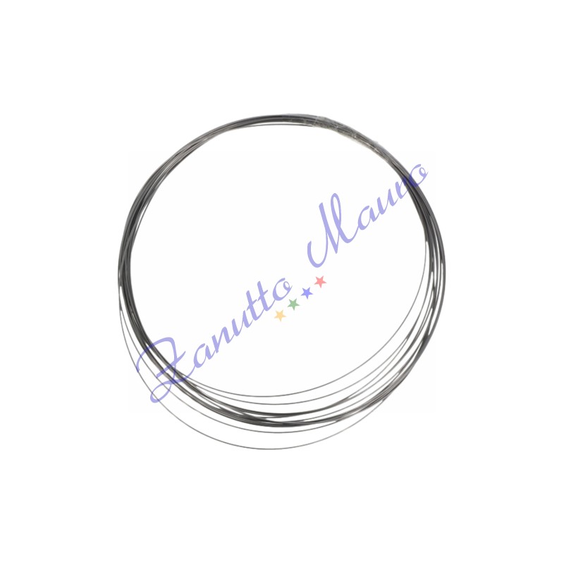 Filo in acciaio armonico per molle. Lunghezza 5 metri diametro mm 0,70