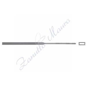 Lima ad ago LA2401 piatta parallela mm 200  taglio 3 Vallorbe