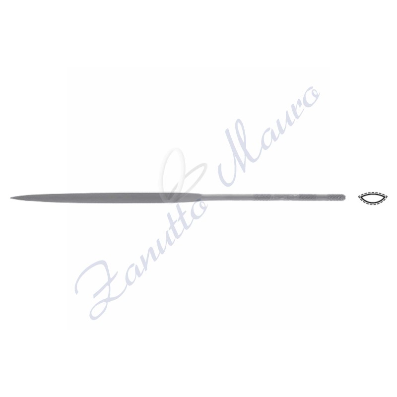 Lima ad ago LA2403 mandorla mm 200 taglio 2 Vallorbe