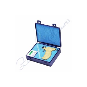 Pistola foralobi Caflon 1216/FP con 3 adattatori per tutte le misure.