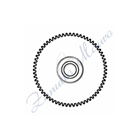 Ruota ore H3 per ETA 2834/2836 ricambio 255 altezza mm 1.51