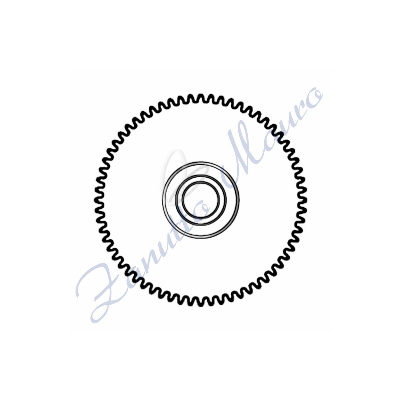 Ruota ore H5 per ETA 2834/2836 ricambio 255 altezza mm 2,01