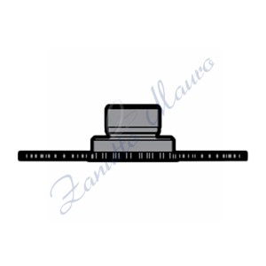 Ruota ore H6 per ETA 2834/2836 ricambio 255 altezza mm 2,26 - 536769