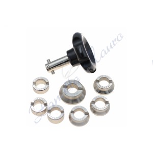 Serie 7 tasselli con pomolo per casse Rolex