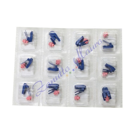 Cartuccia supplementare blu per pistola foralobi misura mini