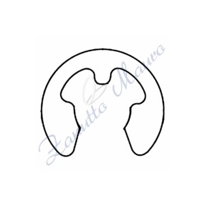 Clips anelli a scatto ferma pulsanti assortimento da 150 pezzi