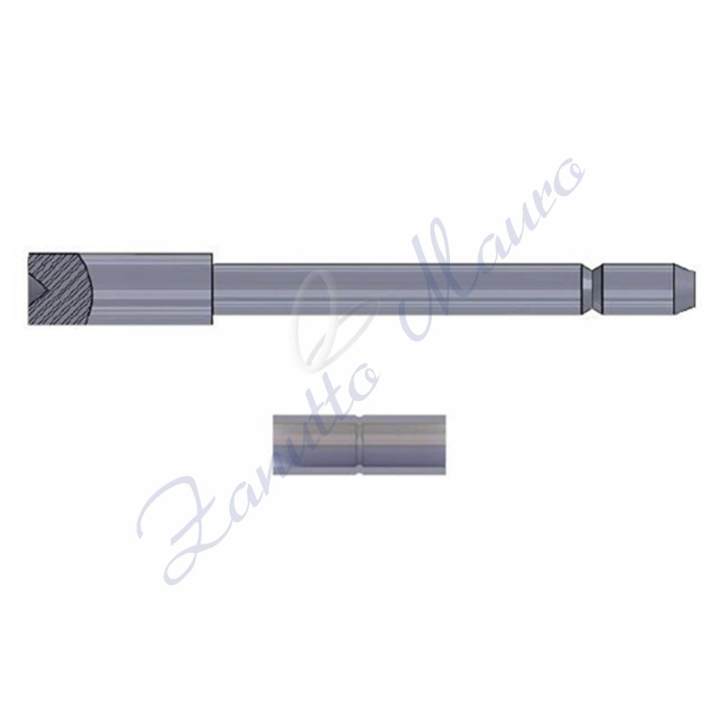 Coppiglie + tubi 46.817-20 con tacca laterale in acciaio inox 5 pezzi - MSA 46.817-20