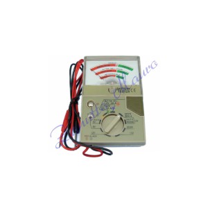 Tester universale con selettore per i vari modelli di pile