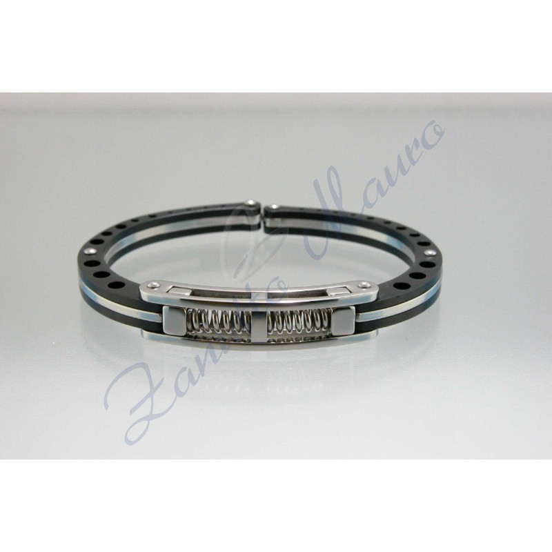 Manetta Acciaio/alluminio uomo Nero