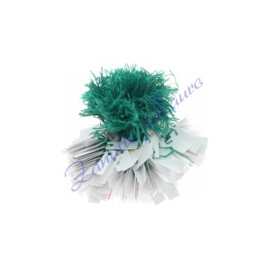 Cartellini rettangolari mm 6,5x16,5 con filo verde - 500 pezzi