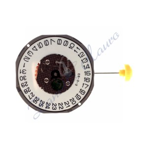 Movimento Miyota 1M12 3 sfere data al 3 quarzo