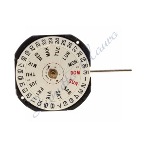 Movimento Hattory VX33 3 sfere con calendario Day/Date al 3