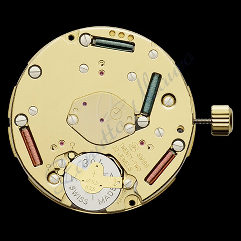 Movimento ETA 251.274 crono con datario al 4 obliquo