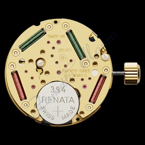 Movimento ETA 251.474 crono con datario al 4 obliquo