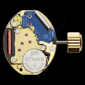 Movimento ETA 980.163 quarzo 2 sfere + secondia al 6