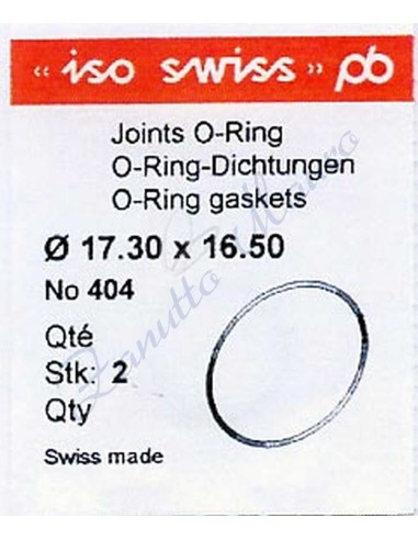O-Ring Quartz ISO436 busta 2 pz Diam.int. 27.50 sezione 0,60