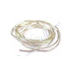 Canottiglia Griffin argentata cm 70 diam est.1,0 int 0,90