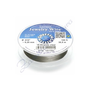 Filo in acciaio inox plastificato Griffin mm 0,25 metri 30,5