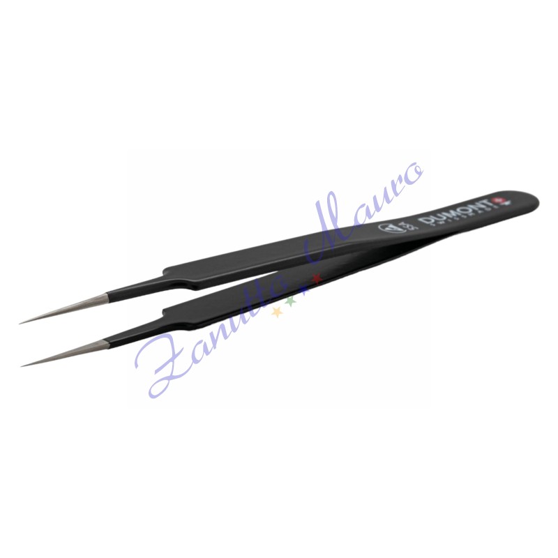 Pinzetta Dumont modello 5 SA ESD antimagnetica Black 120 mm