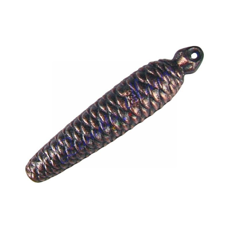 Peso pigna brunito da 1260 grammi per orologi a cucù