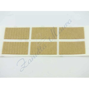 Biadesivi rettangolari per quadranti mm 12x2 - foglio da 99 pz