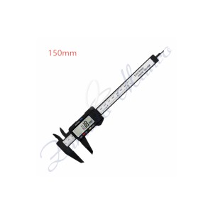 Calibro digitale elettronico a corsoio da 150 mm in fibra di carbonio