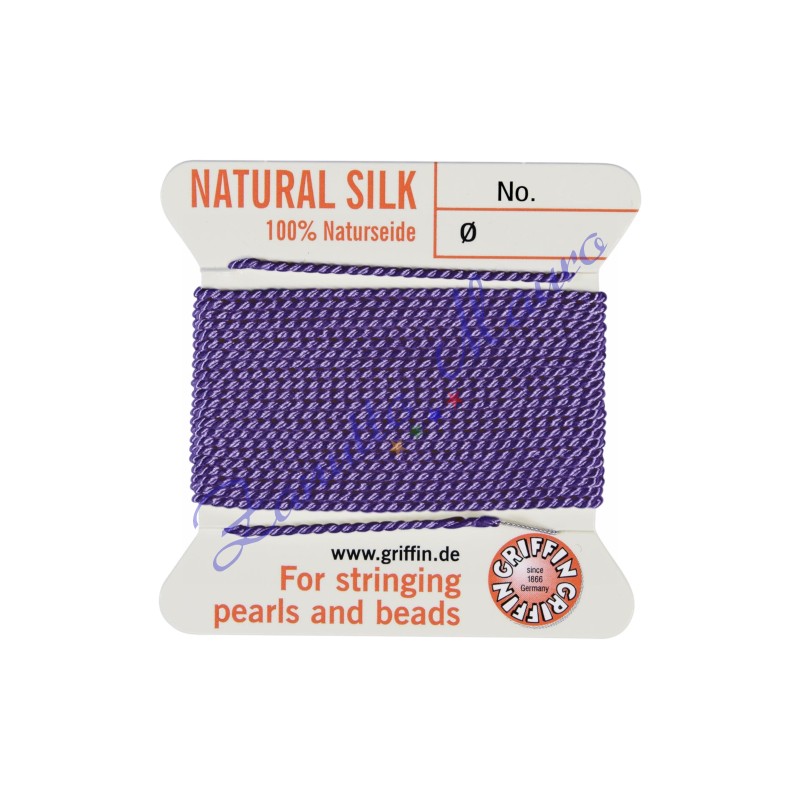Filo per collane Griffin diametro mm 0,98 numero 12 colore ametista