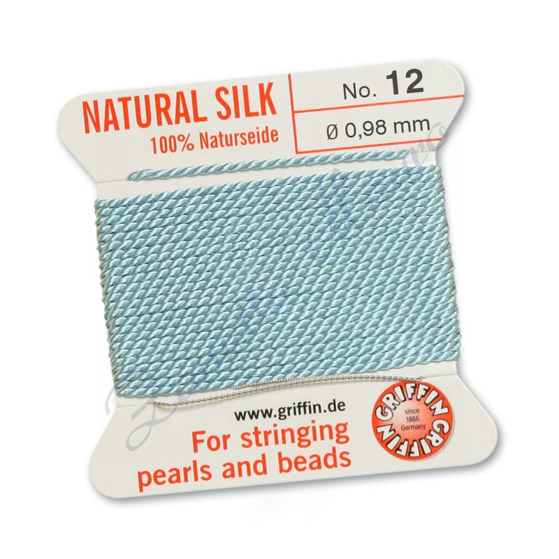 Filo per collane Griffin diametro mm 0,98 numero 12 colore turchese