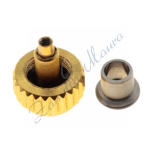 Corona a vite SM092 in acciaio dorato D4,0 T2 P90 A3,0X0.25