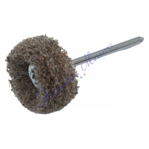 Spazzola gamma scotch-brite grezza mm 23 con albero