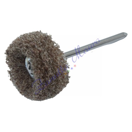 Spazzola gamma scotch-brite grezza mm 23 con albero