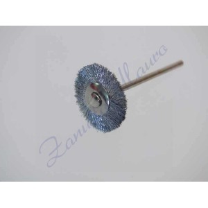 Spazzola gamma in acciaio d22 con albero