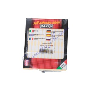 Etichette adesive Markin per gioielleria mm 46x8 confezione da 360 pz