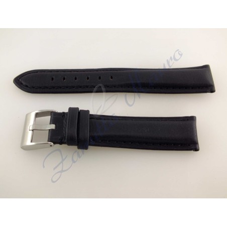 Cinturino Alfa cuoio BTL JP035 nero ansa 18